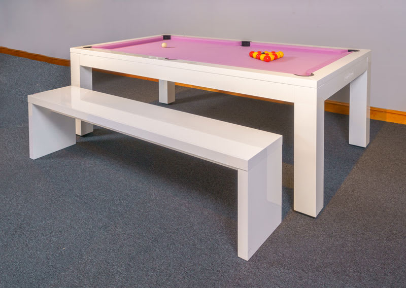 Signature Hawkes Pool Dining Table - with Bench - Reverse Angle